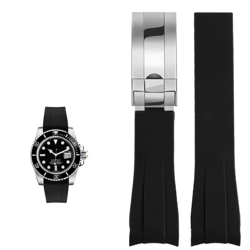 Luxury Watch Online - Voor Rolex 20 mm siliconen horlogeaccessoires