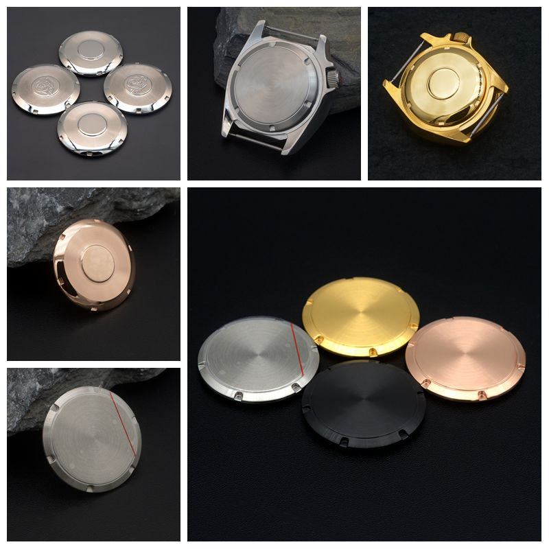 Exhibition Caseback - Verzegelde waterdichte massief roestvrijstalen achterkant Fit