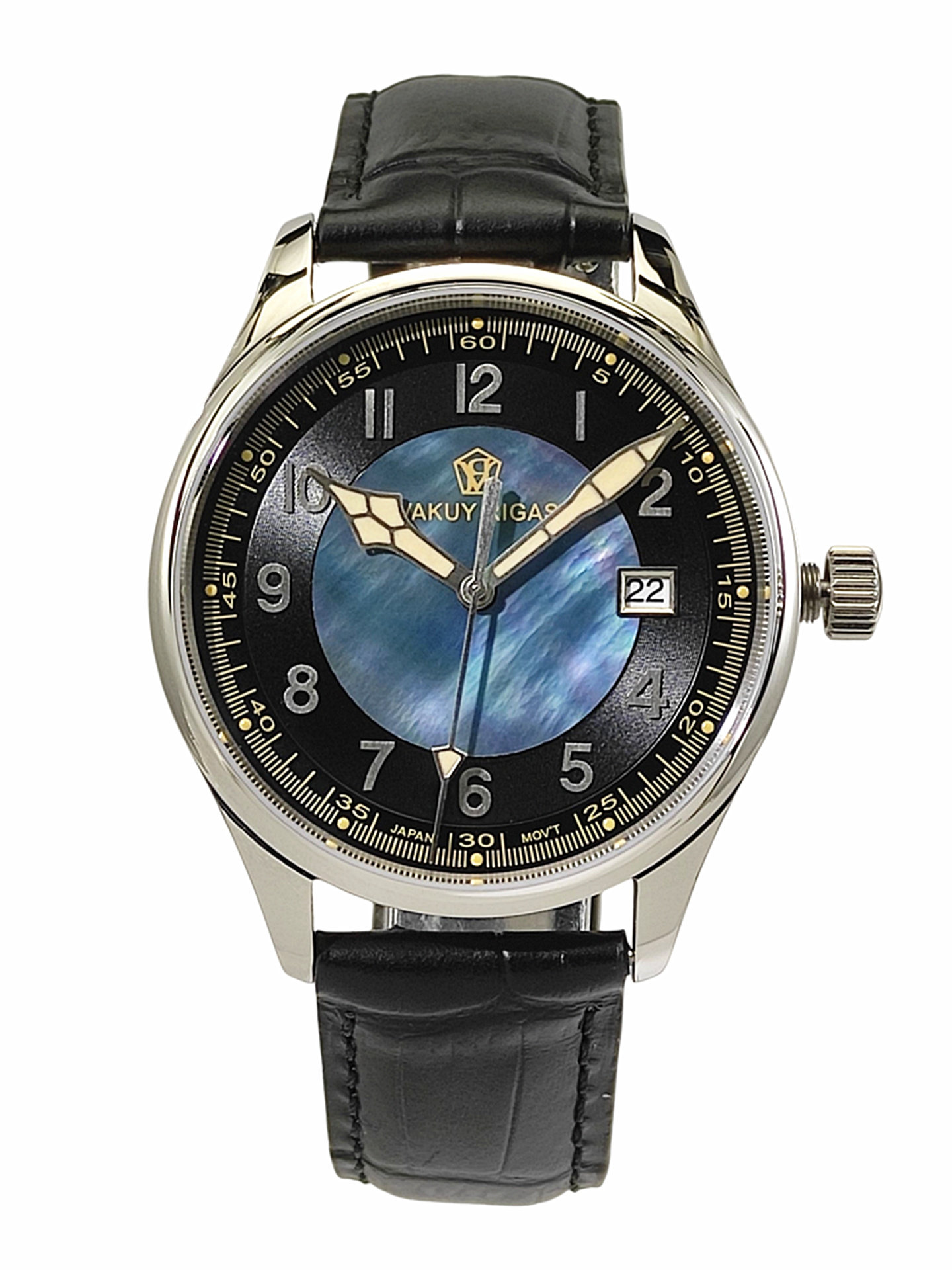 Guilloché Dial Watch - Vakuy 40MM Automatisch mechanisch pilotenhorloge voor