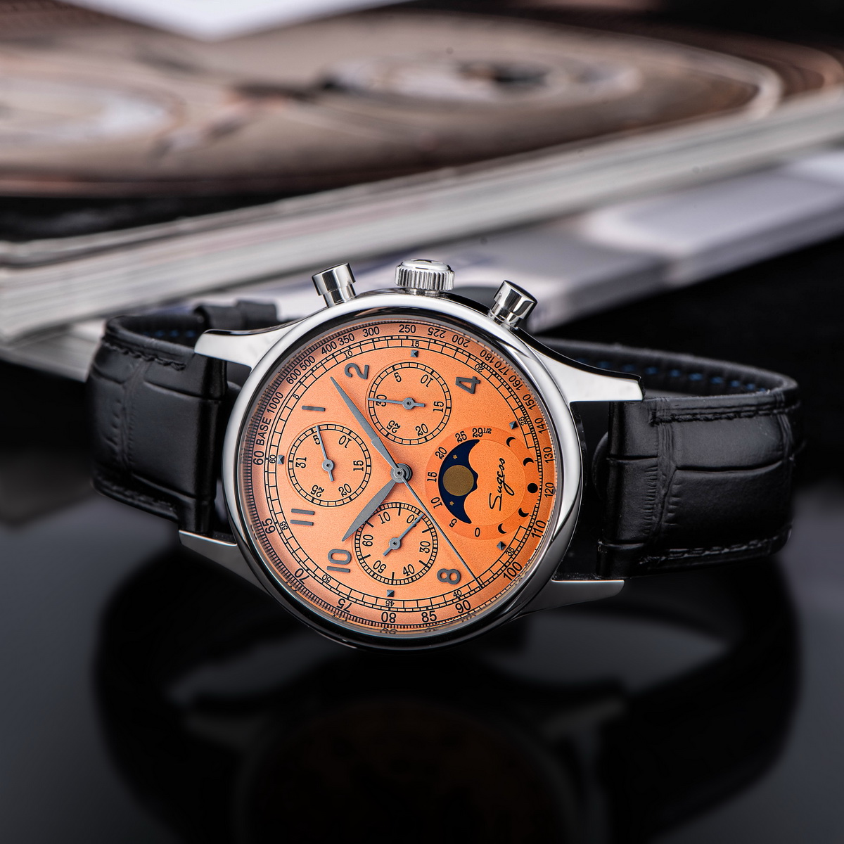 Sugess Horloge Van Mannen Chro - Moonphase Complication Watch recensie en prijs