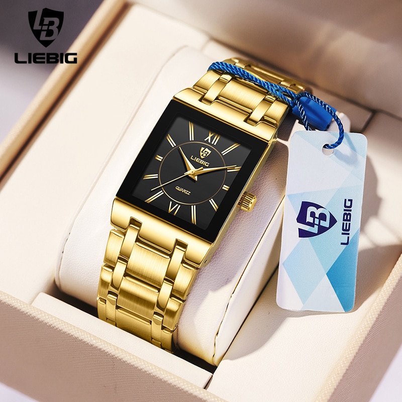 LiEBIG Luxe Gouden Quartz Horl - Luxury Watch Market recensie en prijs