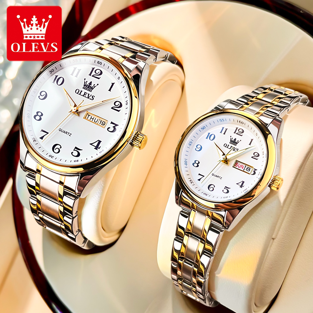 OLEVS Nieuwe Mode Paar Horloge - Luxury Watch Market recensie en prijs