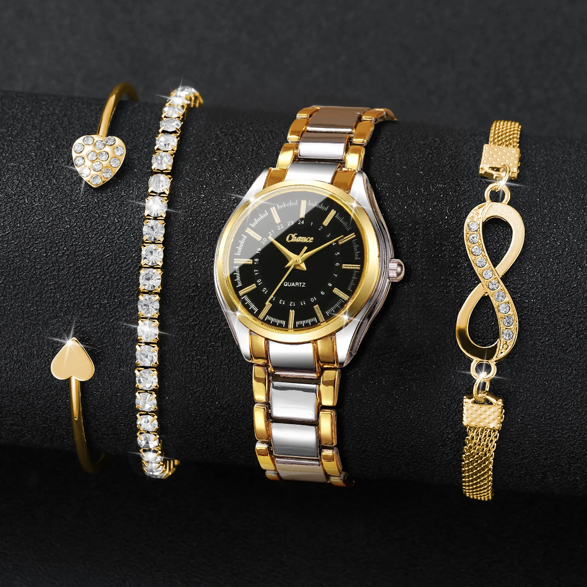 4 STUKS Elegante Dameshorloges - Luxury Watch Travel Case recensie en prijs