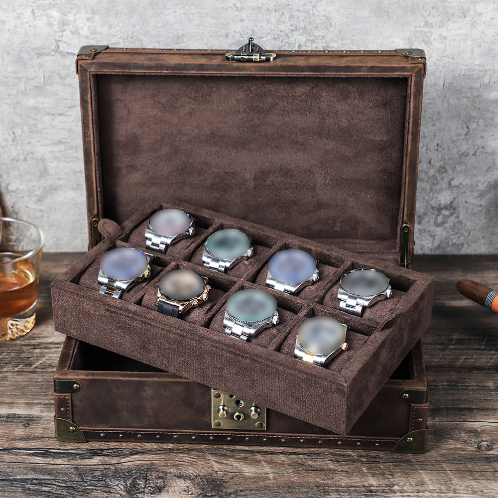 CONTACT'S FAMILY 8 Lederen Op  - Luxury Watch Travel Case recensie en prijs