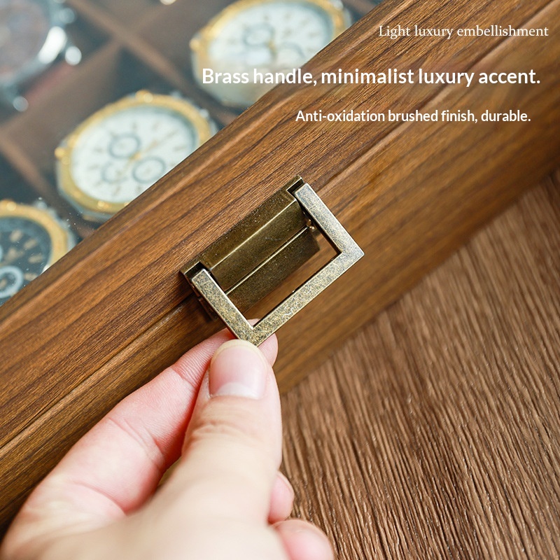 Zwart walnoothouten horloge-op - Luxury Watch Collection Box recensie en prijs