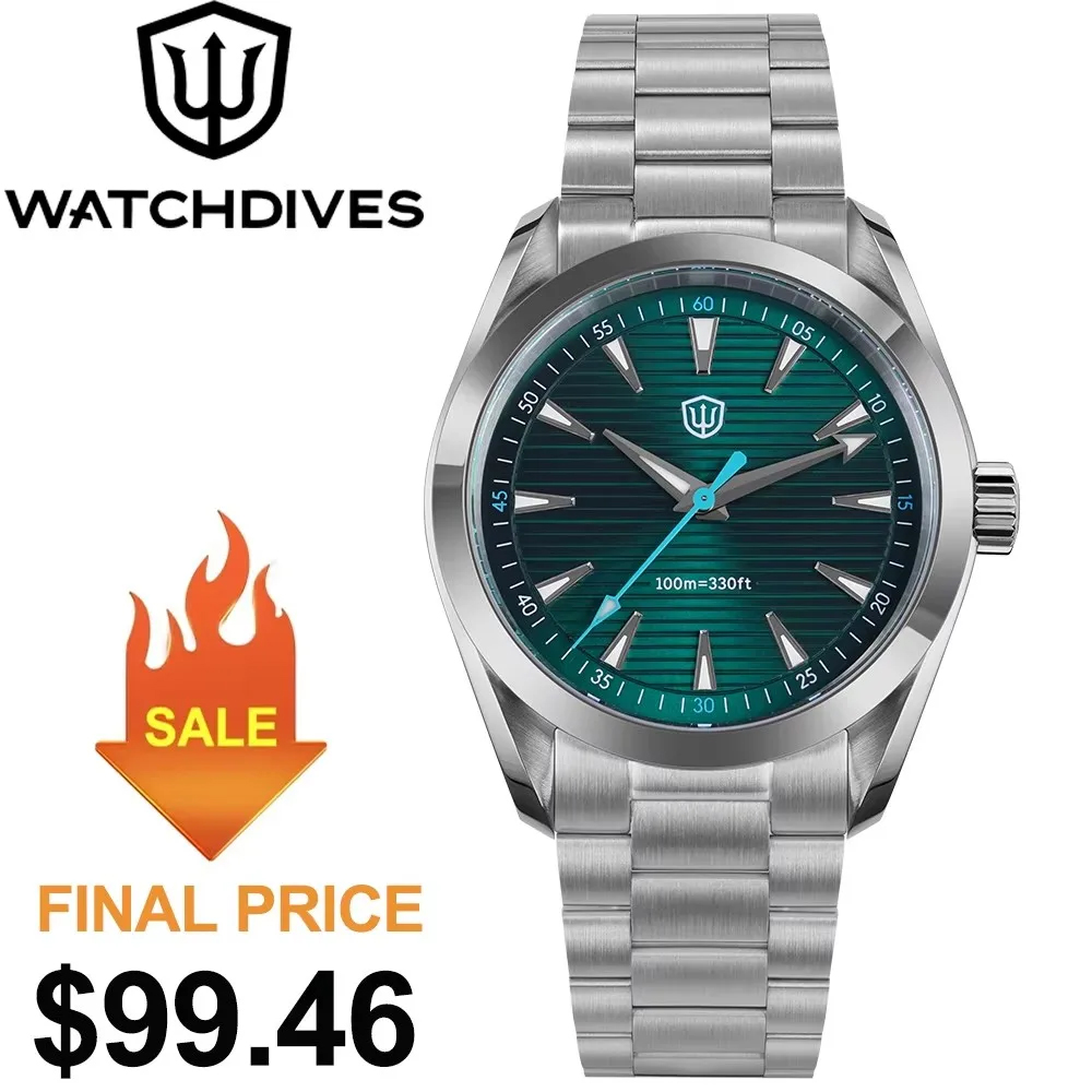 Watchdives 38 mm quartz horlog - Guilloché Dial Watch recensie en prijs