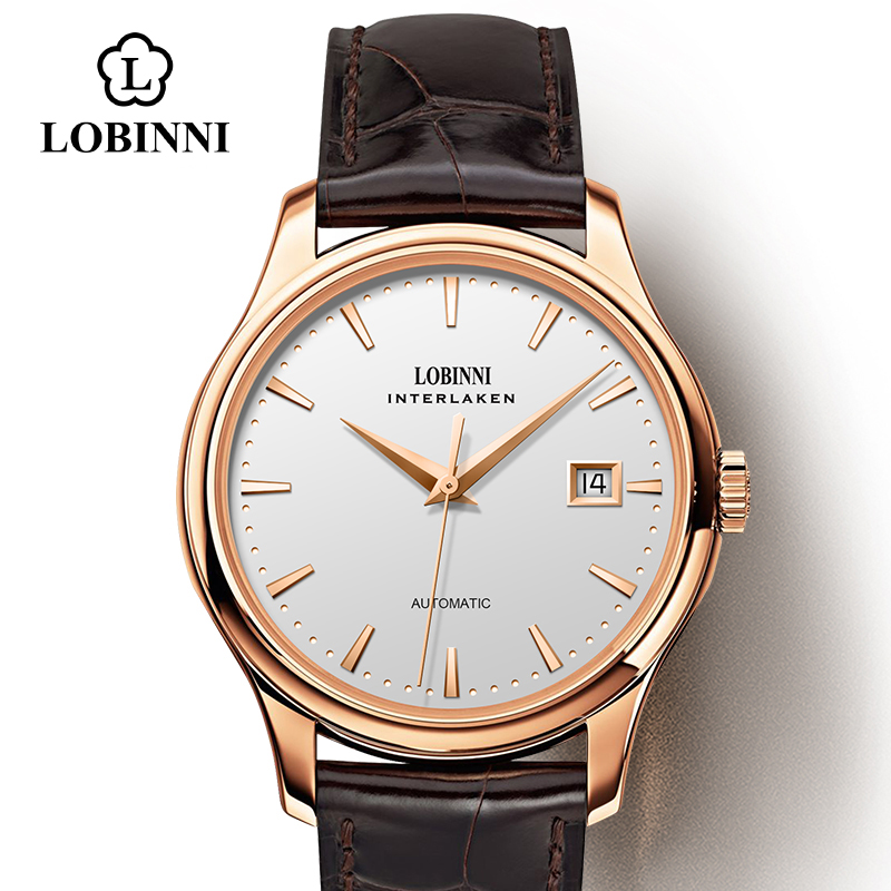 LOBINNI L12026 Heren Mechanisc - Guilloché Dial Watch recensie en prijs