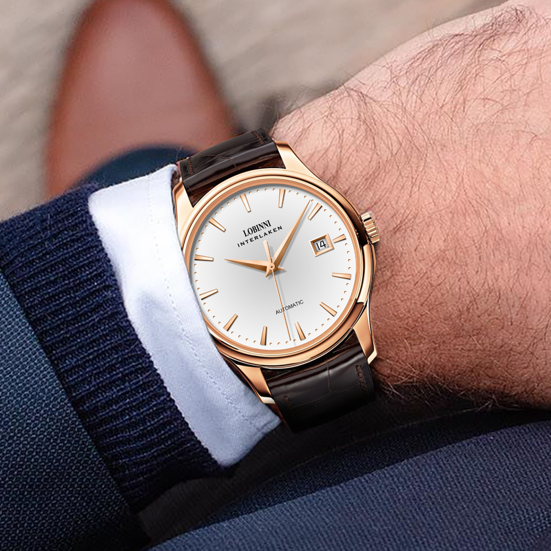 LOBINNI L12026 Heren Mechanisc - Guilloché Dial Watch recensie en prijs