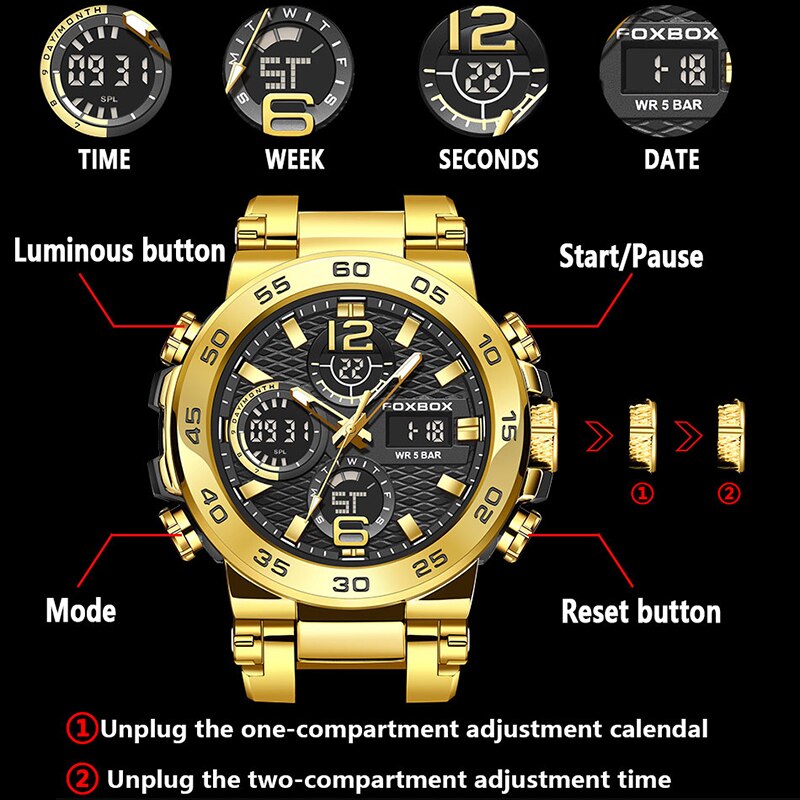Foxbox Zakelijk Horloge Heren  - Luxury Watch Collection Box recensie en prijs