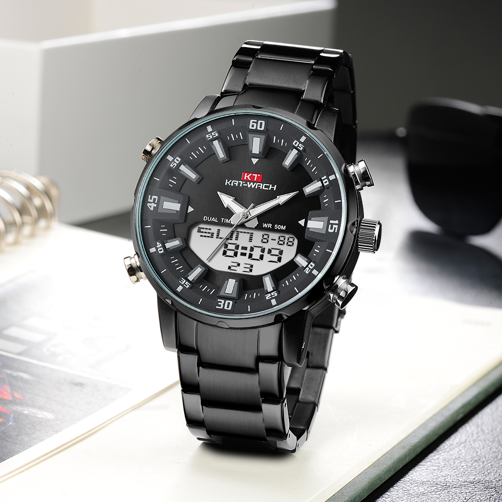 KAT-WACH Luxe heren quartz dig - Luxury Watch Time recensie en prijs