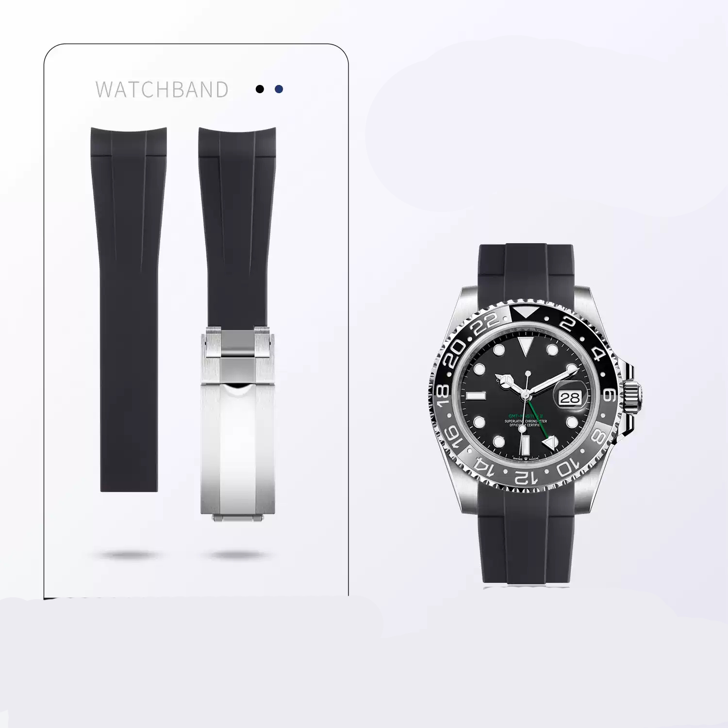 Rubberen horloge voor Rolex Zw - Luxury Watch Online recensie en prijs