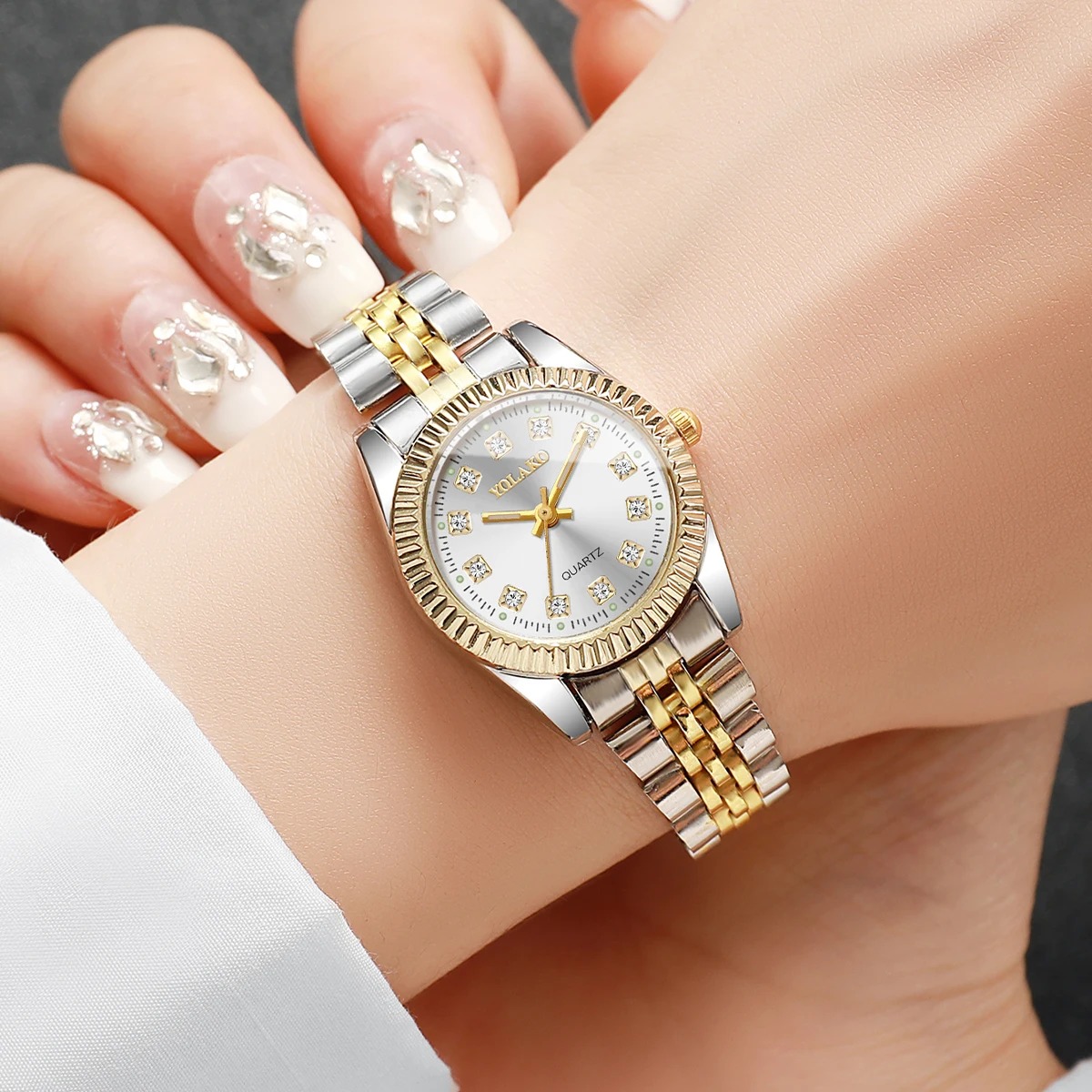 Mode Strass Dames Quartz Horlo - Luxury Watch Travel Case recensie en prijs