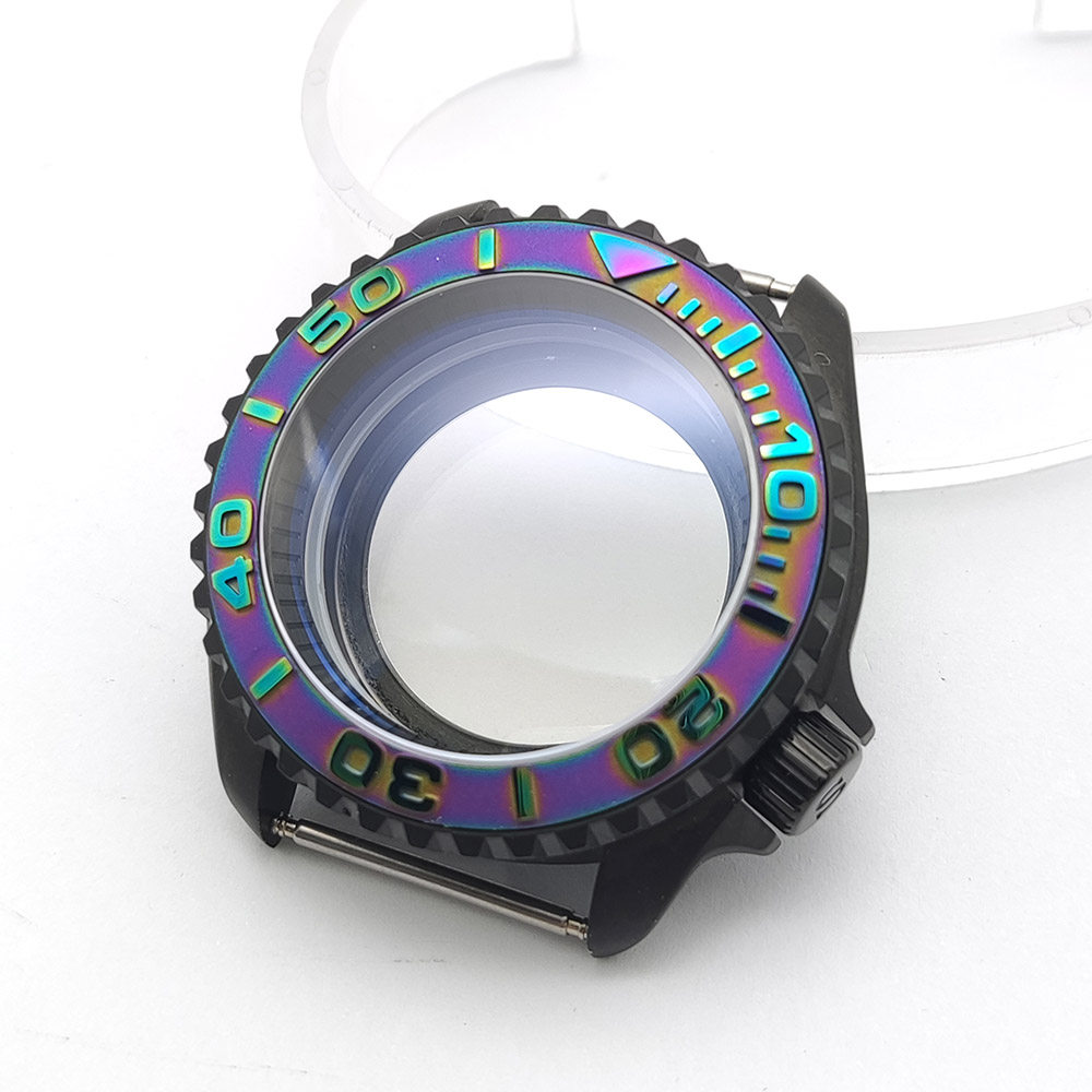 42mm NH35 Matzwarte horlogekas - Exhibition Caseback recensie en prijs