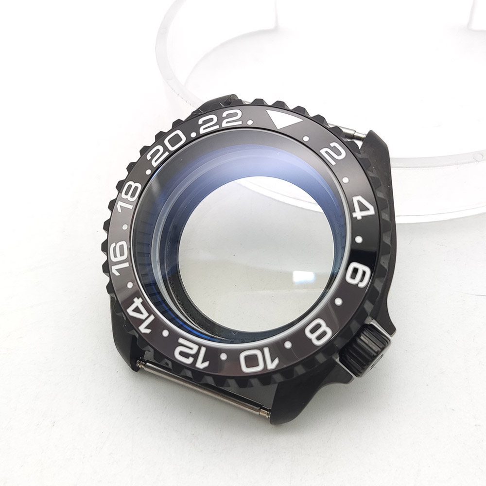42mm NH35 Matzwarte horlogekas - Exhibition Caseback recensie en prijs