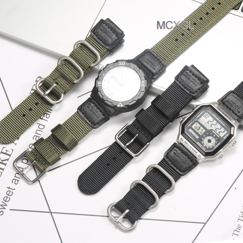 18mm Nylon Horlogeband voor Ca - Luxury Watch Casio recensie en prijs